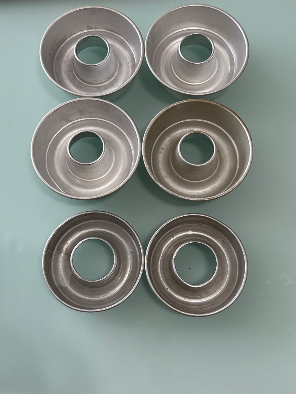 Aluminum baking/jello molds